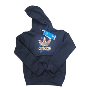 Adidas Kids Adi Tref Hoodie Black Size S